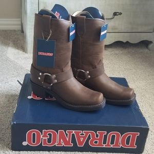 Durango Harness distressed biker boots